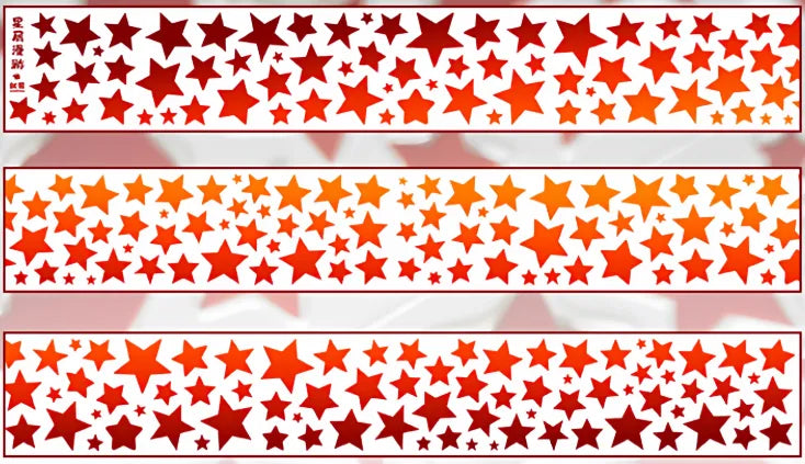 7418-UntilYou Studio-3x100cm Precut Holographic Red PET Tape