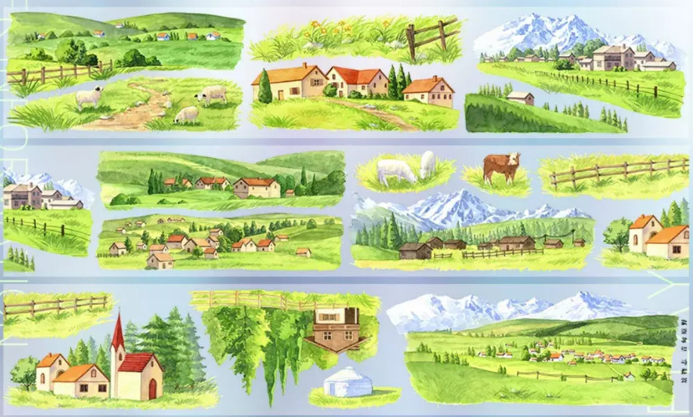 7424-JINGWUZHI Studio-7x100cm Glossy PET Tape
