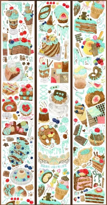 7468-XIAOYINYUYE Studio-6x100cm Shell Luster PET Tape