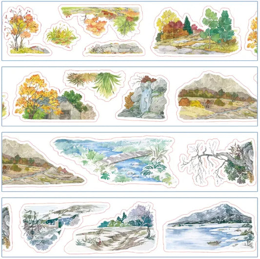 7475-ELEPHANT Studio-6.5x100cm Pre Cut Gloss PET Tape