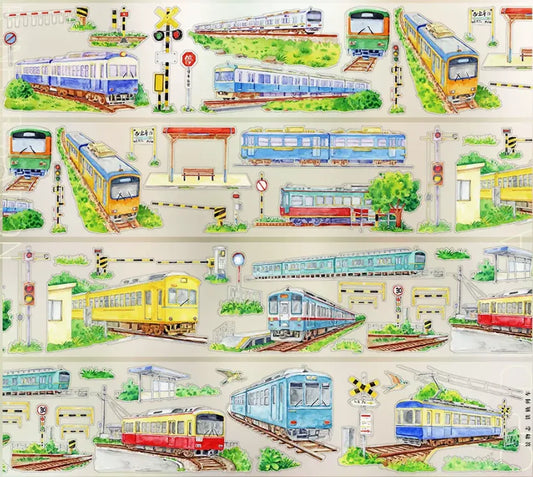 7523-JINGWUZHI Studio-7x100cm Pre Cut Gloss PET Tape