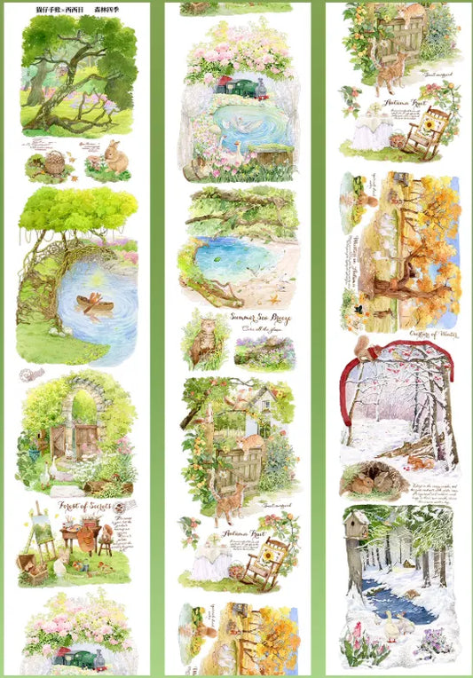 7645-MAOZAI Studio-8x100cm Shell Luster PET Tape