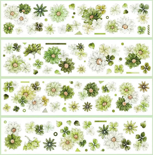 7667-Blueberry Stuido-6x100cm Precut Shell Luster PET Tape