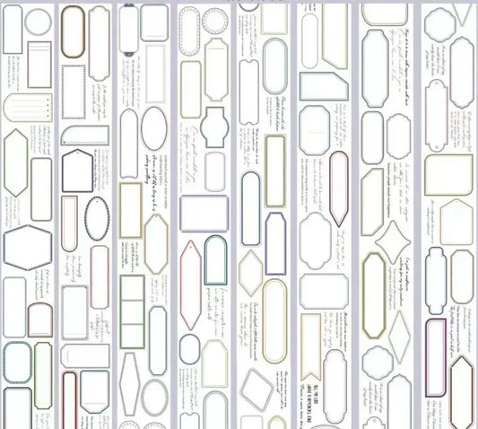 7668-Blueberry Stuido-7.5x100cm Pre Cut Gloss PET Tape