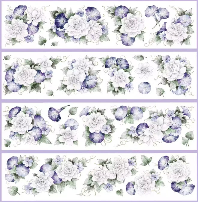 7687-Qianyan Stuido-6x100cm Precut Shell Luster PET Tape