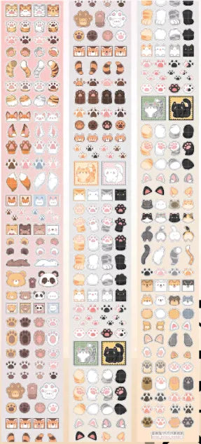 7750-King Kong Rabbit Studio-Pre Cut Paper PET Tape
