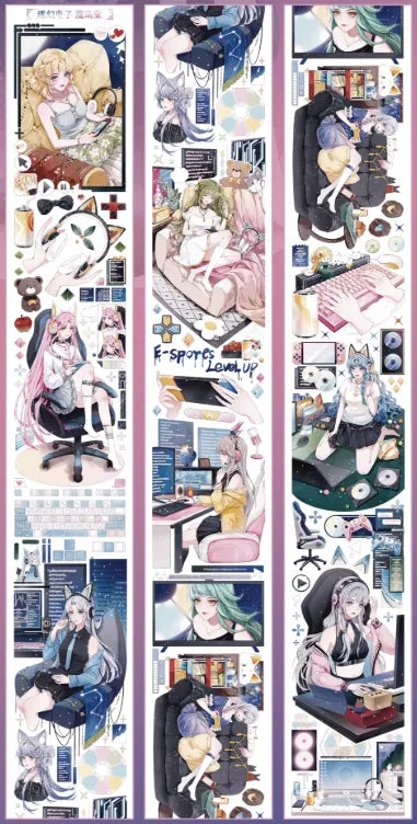 7851-Magic Studio-6x100cm Shell Luster PET Tape