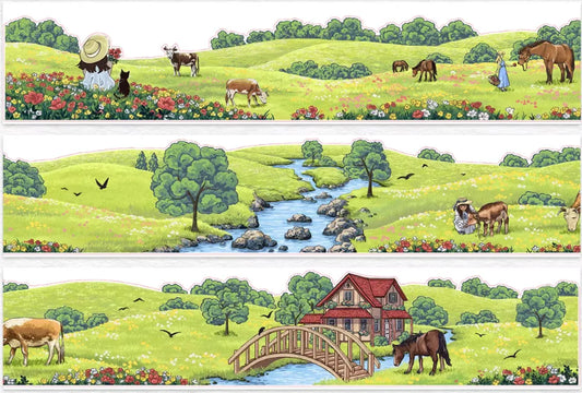 7854-WT Studio-7x100cm Pre Cut Gloss PET Tape