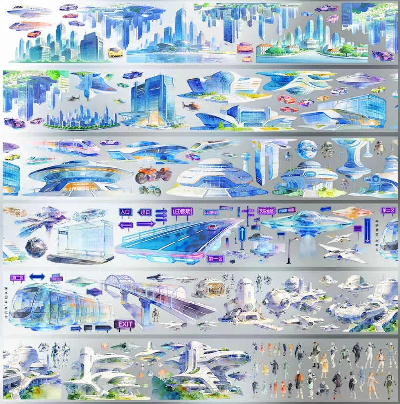 7902-JIANG YUE LING Studio-7x250cm Glossy PET Tape