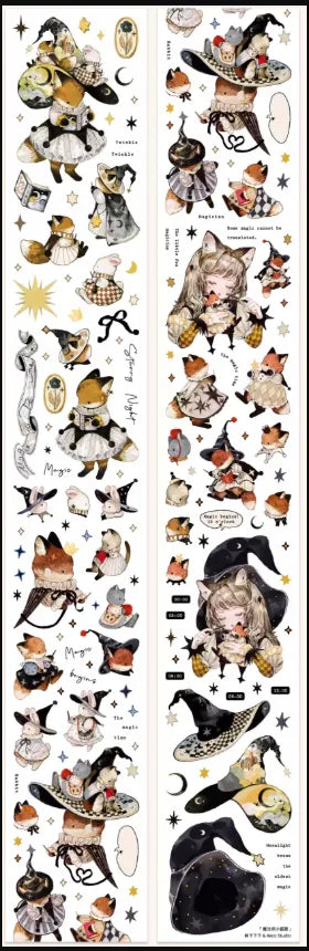 7987-6x70cm Pre Cut Silver Shell Luster PET Tape