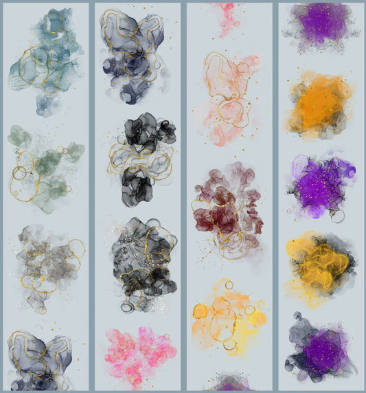 8007-Simple Studio-7x120cm Gold Foil Stamping Translucent PET Tape