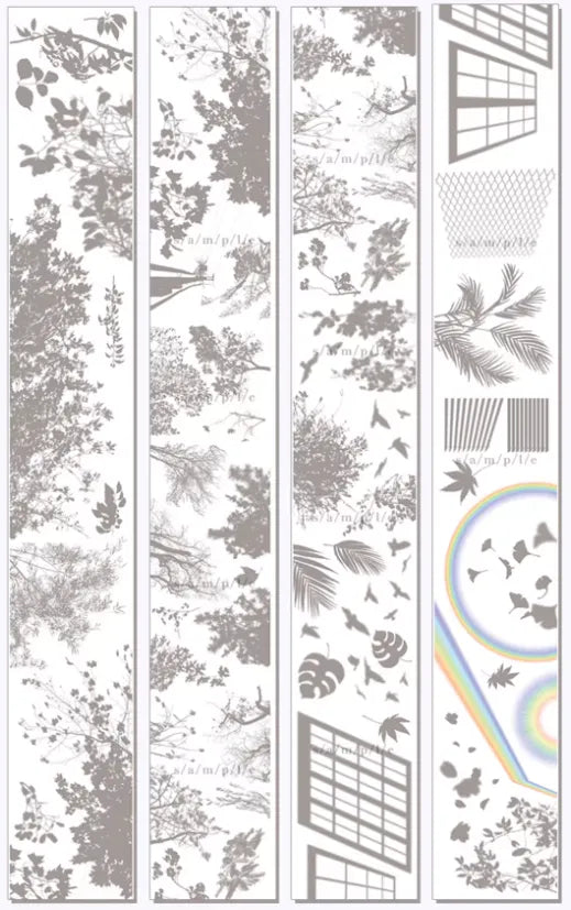 8021-BURN AFTER READING Studio-8x195cm Translucent PET Tape