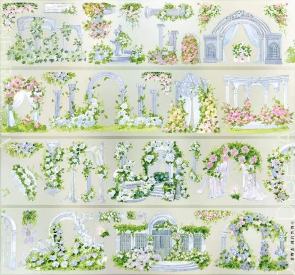 8031-JINGWUZHI Studio-6.5x116cm Glossy PET Tape