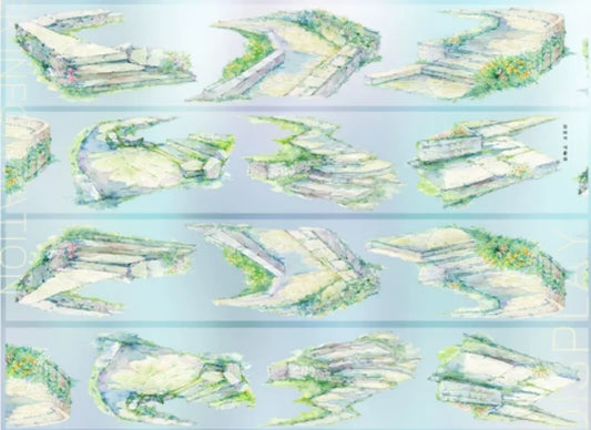 8032-JINGWUZHI Studio-6x127cm  PET Tape