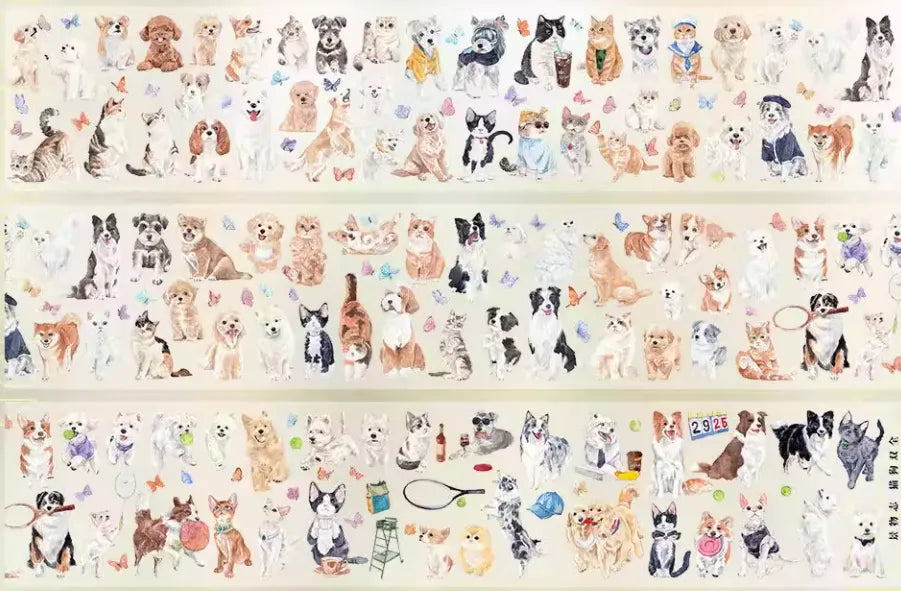 8086-JINGWUZHI Studio-Glossy PET Tape