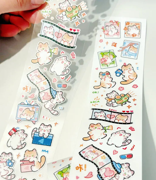 8153-Realheart Studio-Loop-5x60cm Pre Cut Paper PET Tape