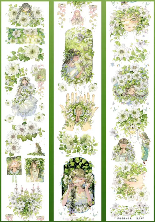 8156-MAOZAI Studio-Loop-6x100cm Pre Cut Paper PET Tape