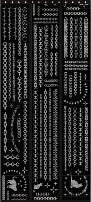 8310-FUGUI LEE Studio-Holographic Silver PET Tape