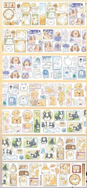 8344-King Kong Rabbit Studio-Glossy PET Tape