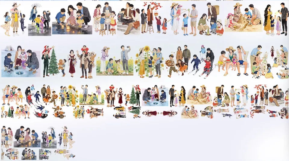 8400-Sister Xue Studio-Loop-7x200cm Pre Cut Gloss PET Tape