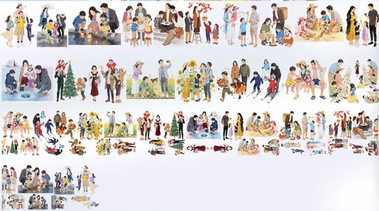 8400-Sister Xue Studio-Loop-7x200cm Pre Cut Gloss PET Tape