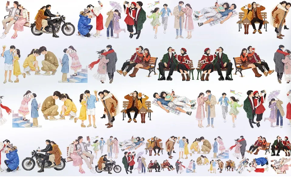 8401-Sister Xue Studio-Loop-7x200cm Pre Cut Gloss PET Tape