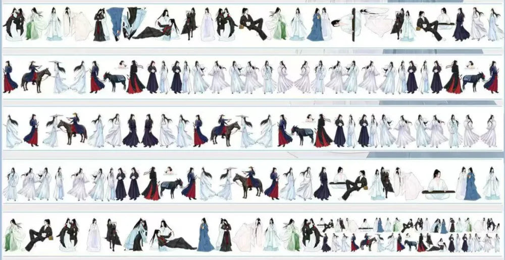 8470-Sister Xue Studio-Loop-7x500cm Glossy PET Tape