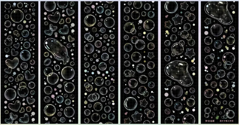 8492-ZHAOXI Studio-Loop-6x100cm Precut Shell Luster PET Tape