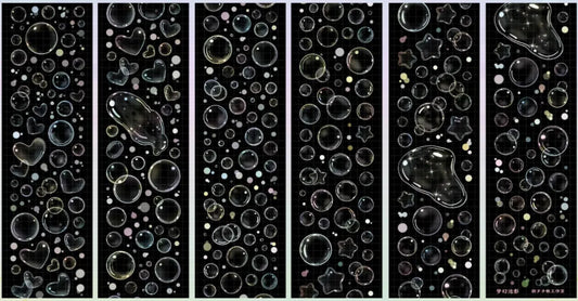 8492-ZHAOXI Studio-Loop-6x100cm Precut Shell Luster PET Tape