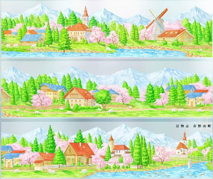 8621-JINGWUZHI Studio-Loop-6x60cm Glossy PET Tape