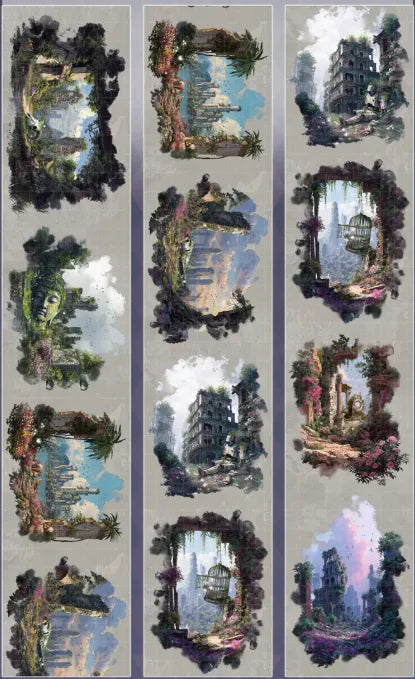 8633-FUGUI LEE Studio-Loop-8x85cm Shell Luster PET Tape