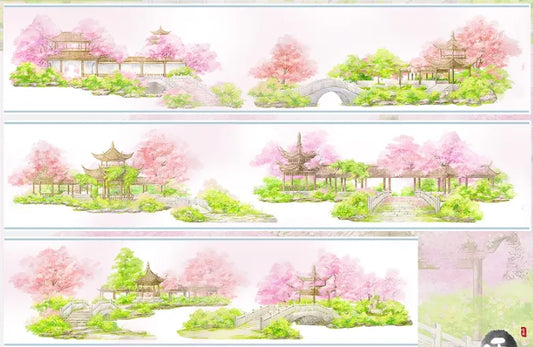 8638-Sister Xue Studio-Loop-7x100cm Glossy PET Tape