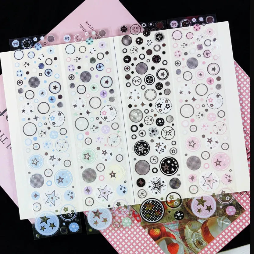 8704-MUJIE Studio-Precut Silver Foil Stamping PET Tape