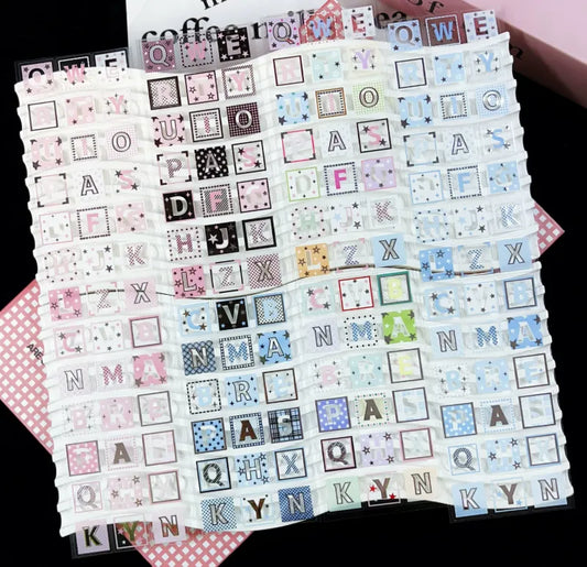 8705-MUJIE Studio-Precut Silver Foil Stamping PET Tape