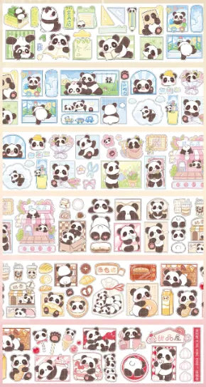 8827-King Kong Rabbit Studio-Precut Shell Luster PET Tape