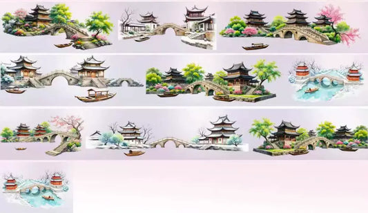 8960-Chen Ran Studio-Loop-8x200cm Glossy PET Tape