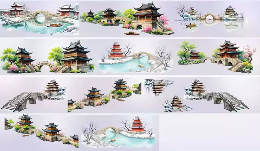 9062-Chen Ran Studio-Loop-8x200cm Glossy PET Tape
