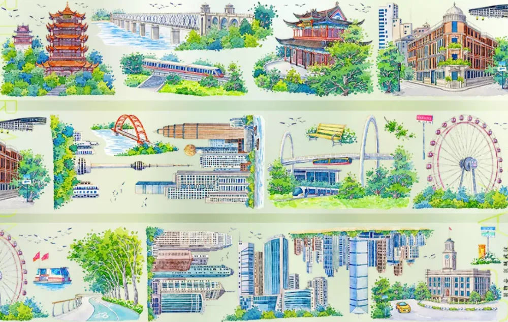 9124-JINGWUZHI Studio-Glossy PET Tape