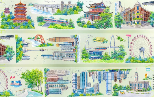 9124-JINGWUZHI Studio-Glossy PET Tape