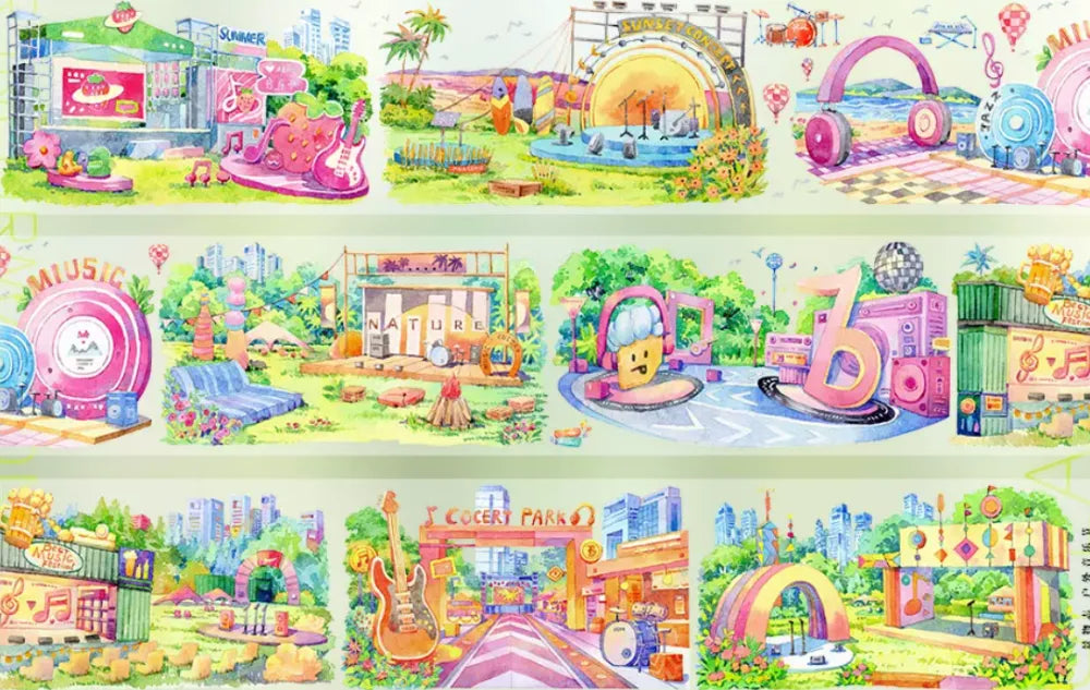 9128-JINGWUZHI Studio-Glossy PET Tape