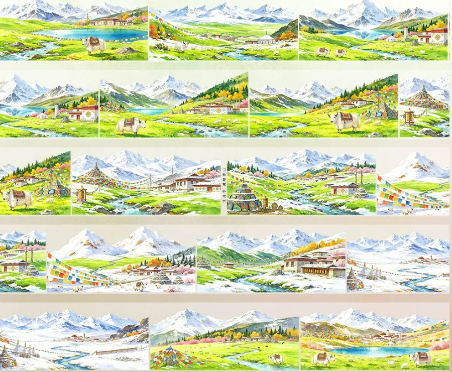 9188-JIANG YUE LING Studio-Loop-7x250cm Glossy PET Tape