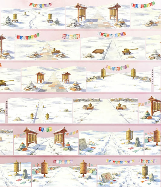 9190-JIANG YUE LING Studio-Loop-7x250cm Glossy PET Tape