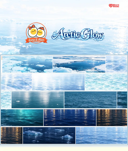 9318-CharmChums-Arctic Glow Glossy PET Tape