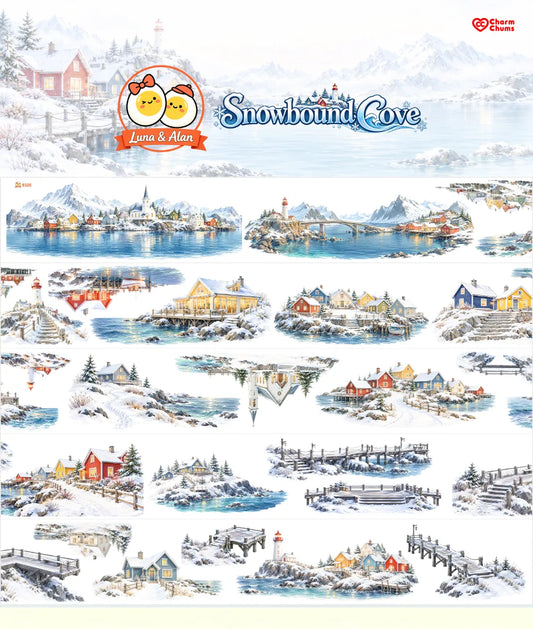 9325-CharmChums-Snowbound Cove Glossy PET Tape