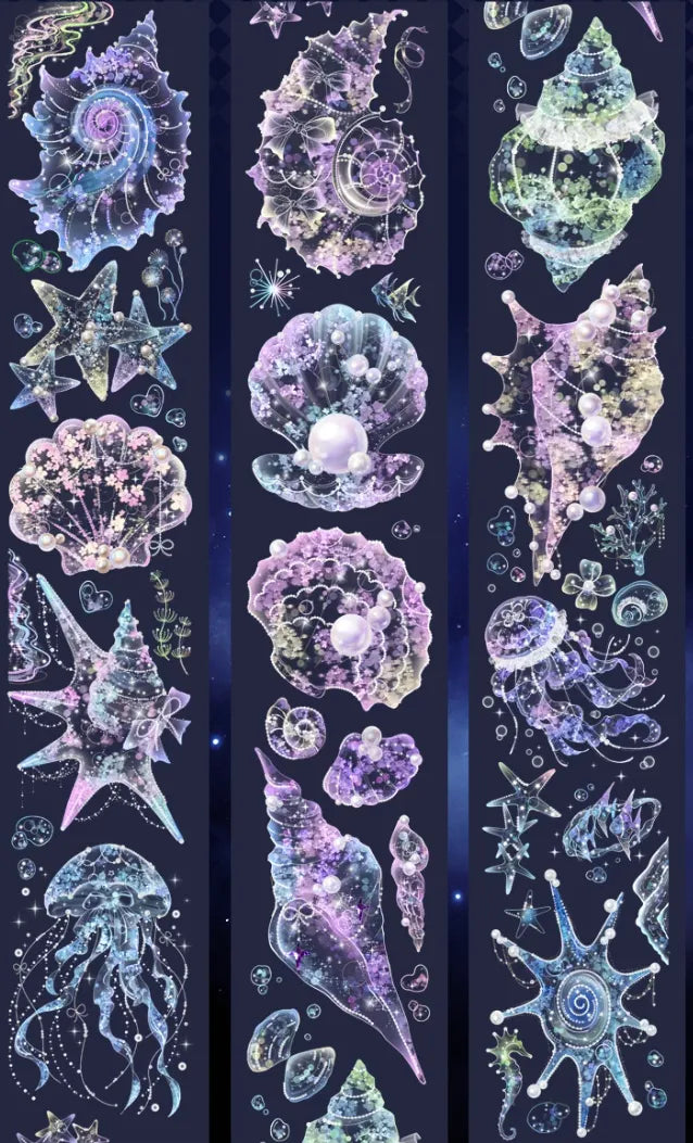 9362-ZHIXINGCHEN Studio-Loop-6x100cm Shell Luster PET Tape
