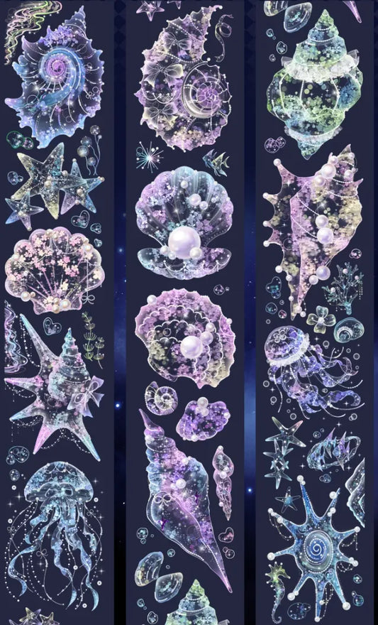 9362-ZHIXINGCHEN Studio-Loop-6x100cm Shell Luster PET Tape