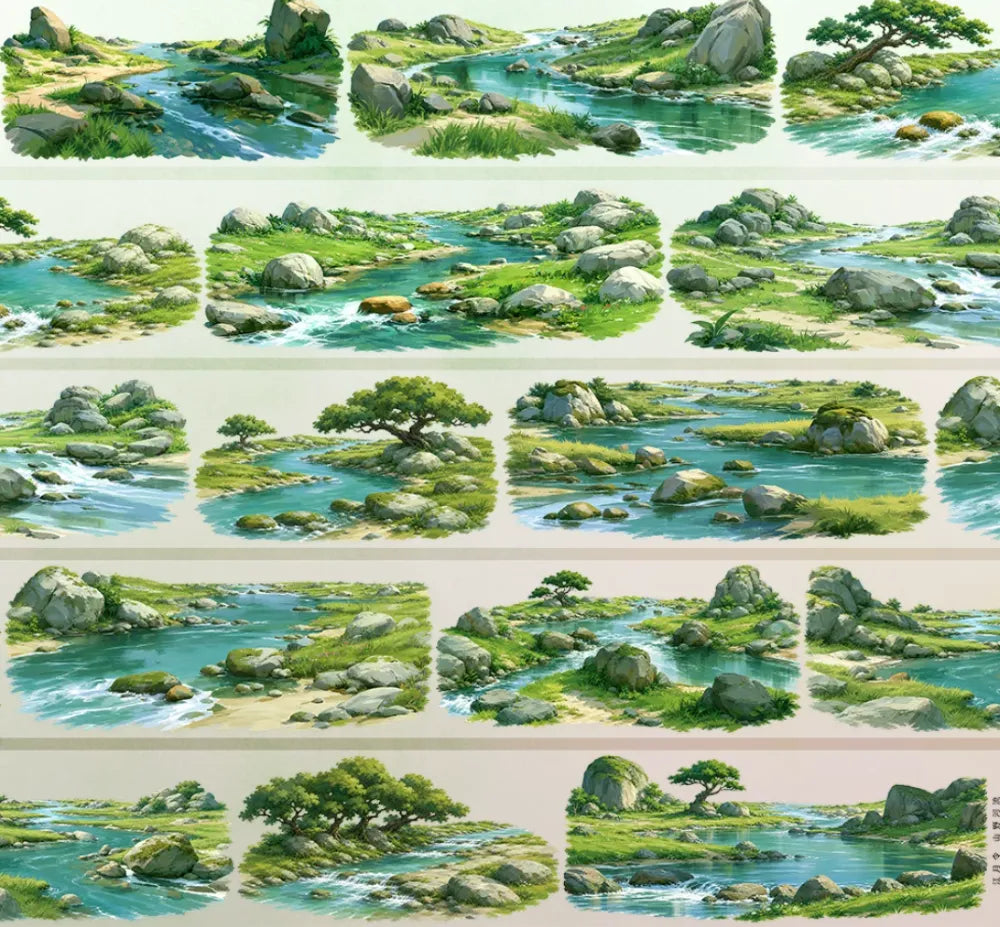 9389-JIANG YUE LING Studio-Glossy PET Tape
