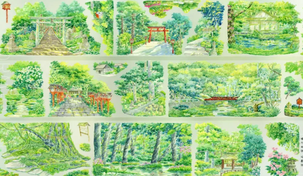 9424-JINGWUZHI Studio-Loop-7x100cm Glossy PET Tape