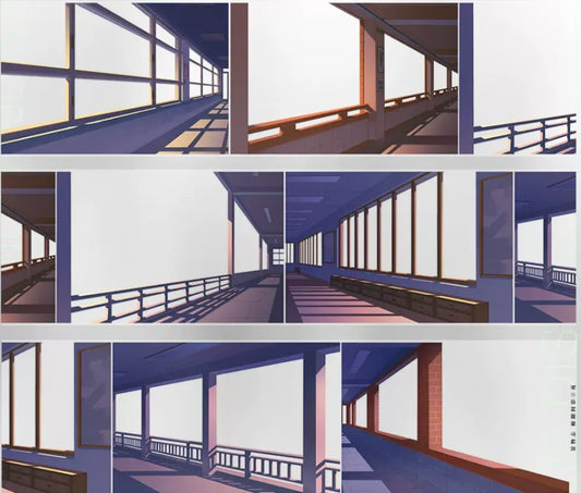 9453-JINGWUZHI Studio-Loop-10.3x91cm Glossy PET Tape