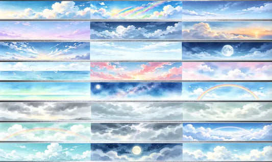 9470-Chen Ran Studio-Loop-6x720cm Glossy PET Tape